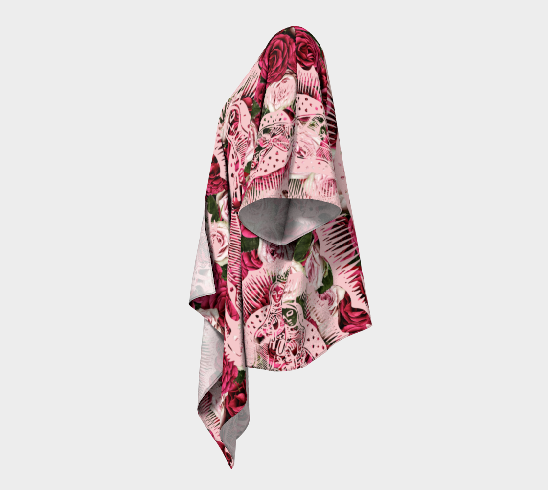 guadalupe roses draped Kimono