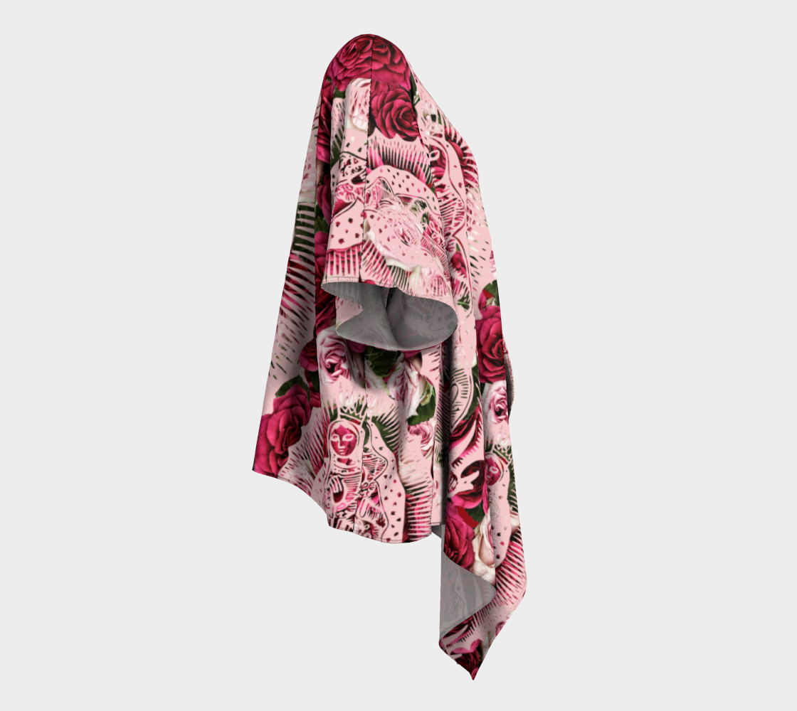 guadalupe roses draped Kimono