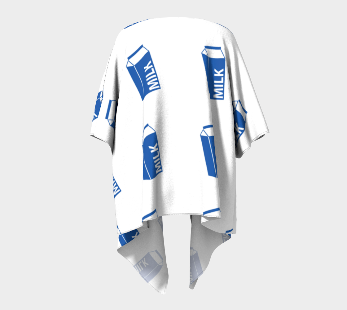 milk carton draped Kimono