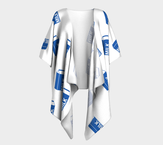 milk carton draped Kimono