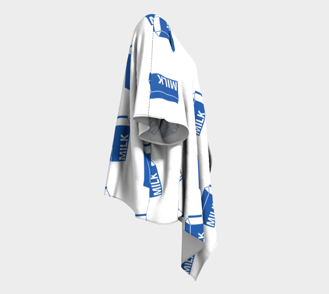 milk carton draped Kimono