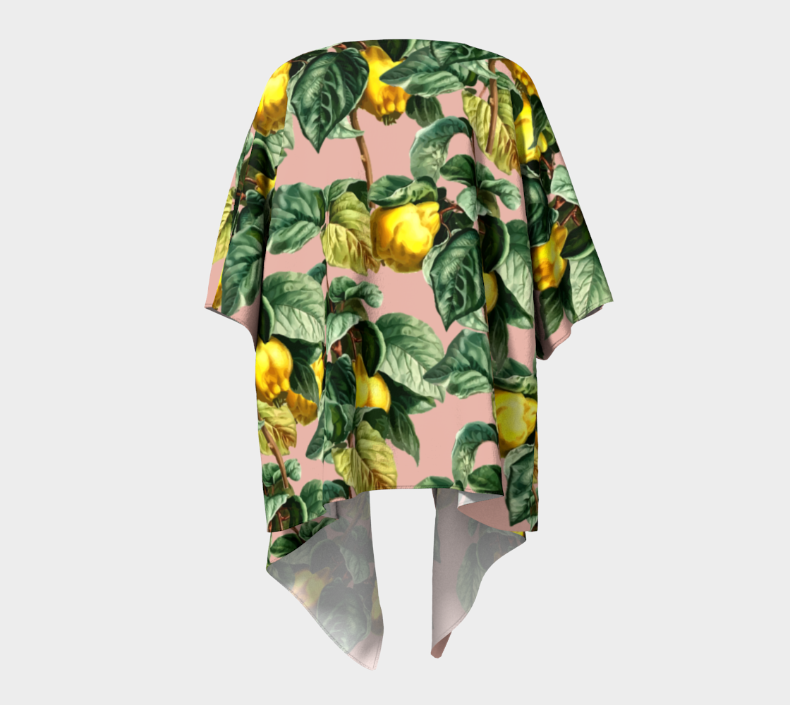 fruit branches draped Kimono