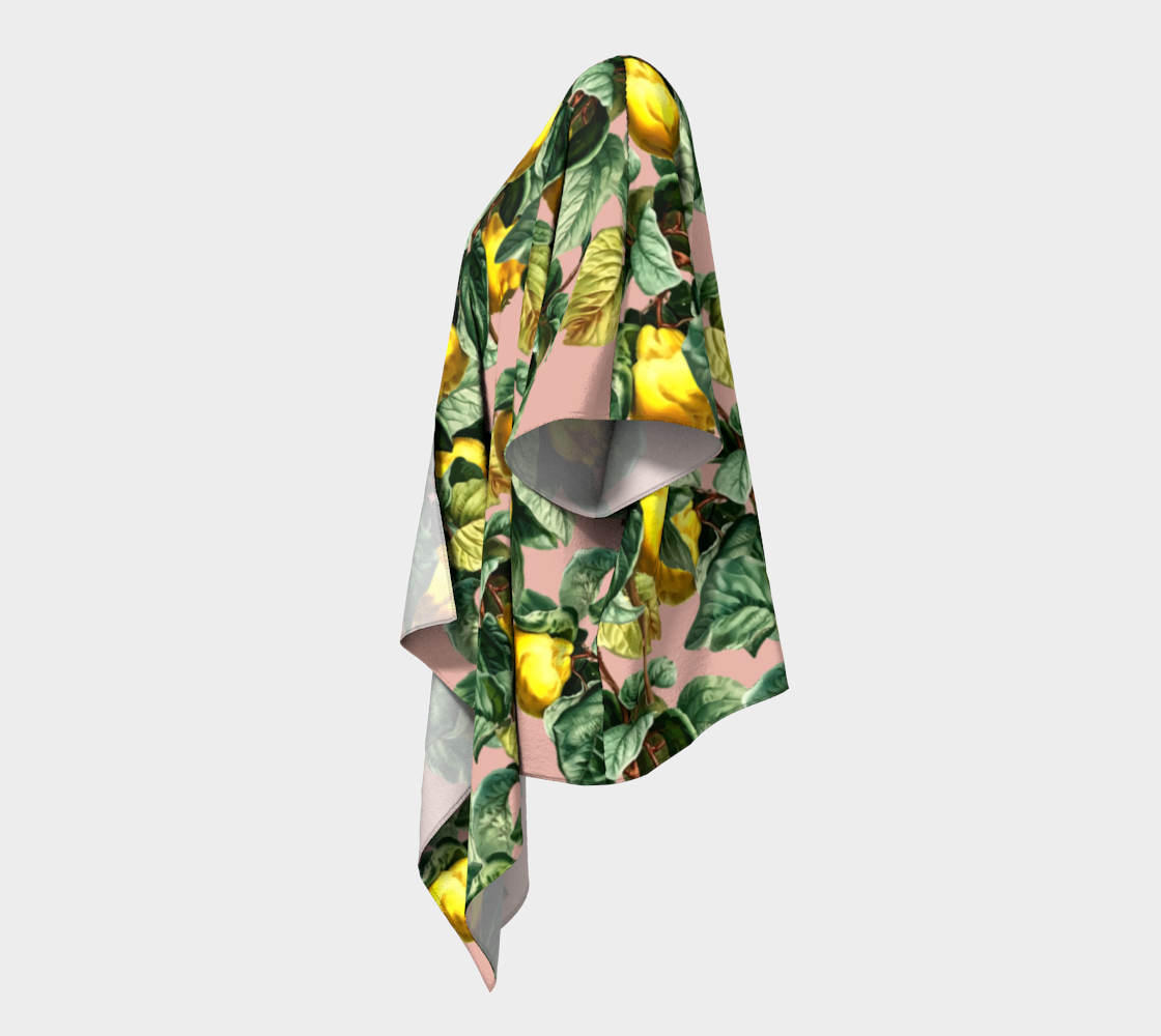 fruit branches draped Kimono