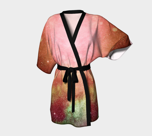 galaxy red Kimono