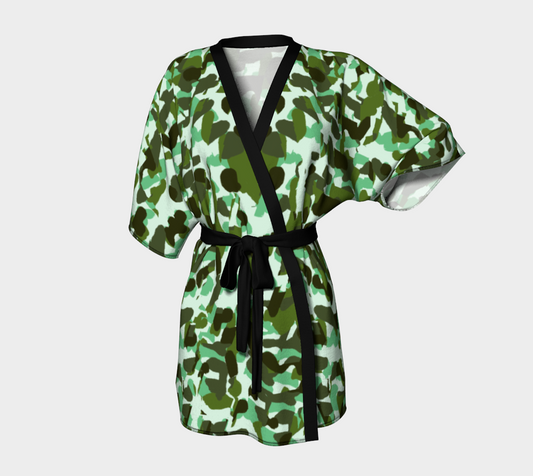 green camo Kimono