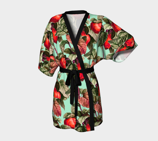 fruit branches green Kimono