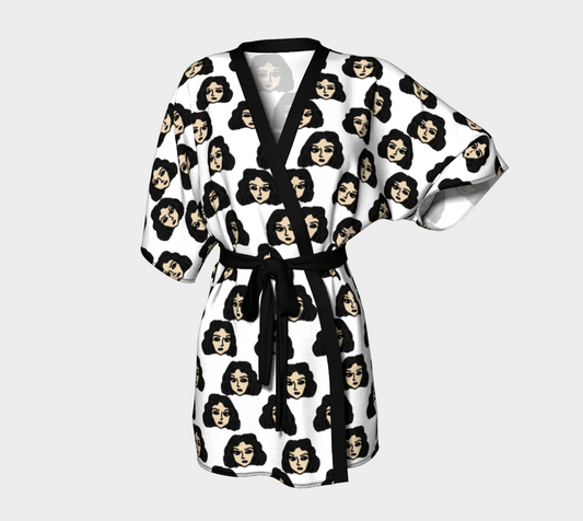 30s girl pattern Kimono