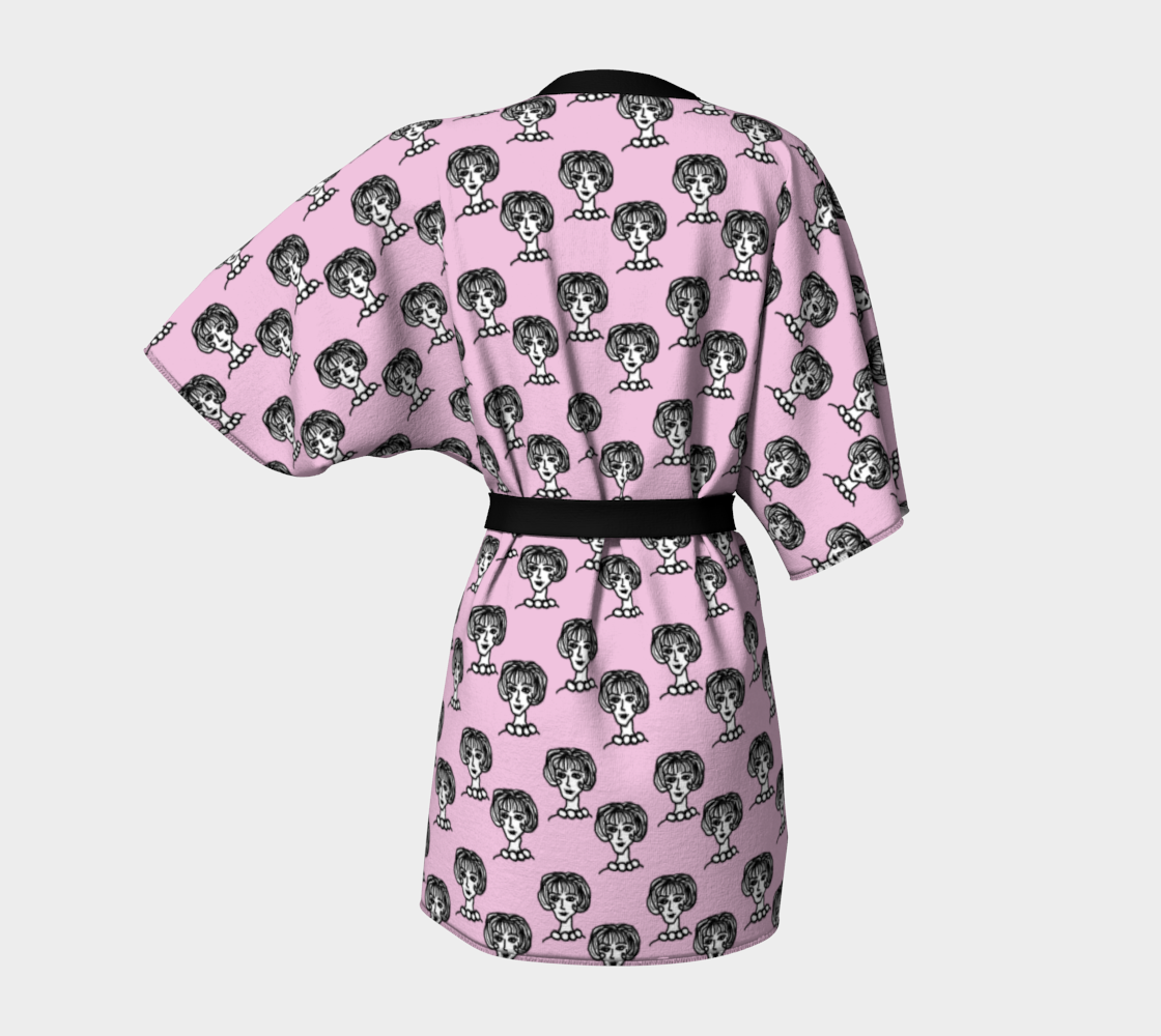 20s girl pink Kimono