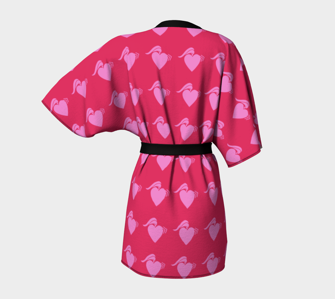 punk heart pink Kimono