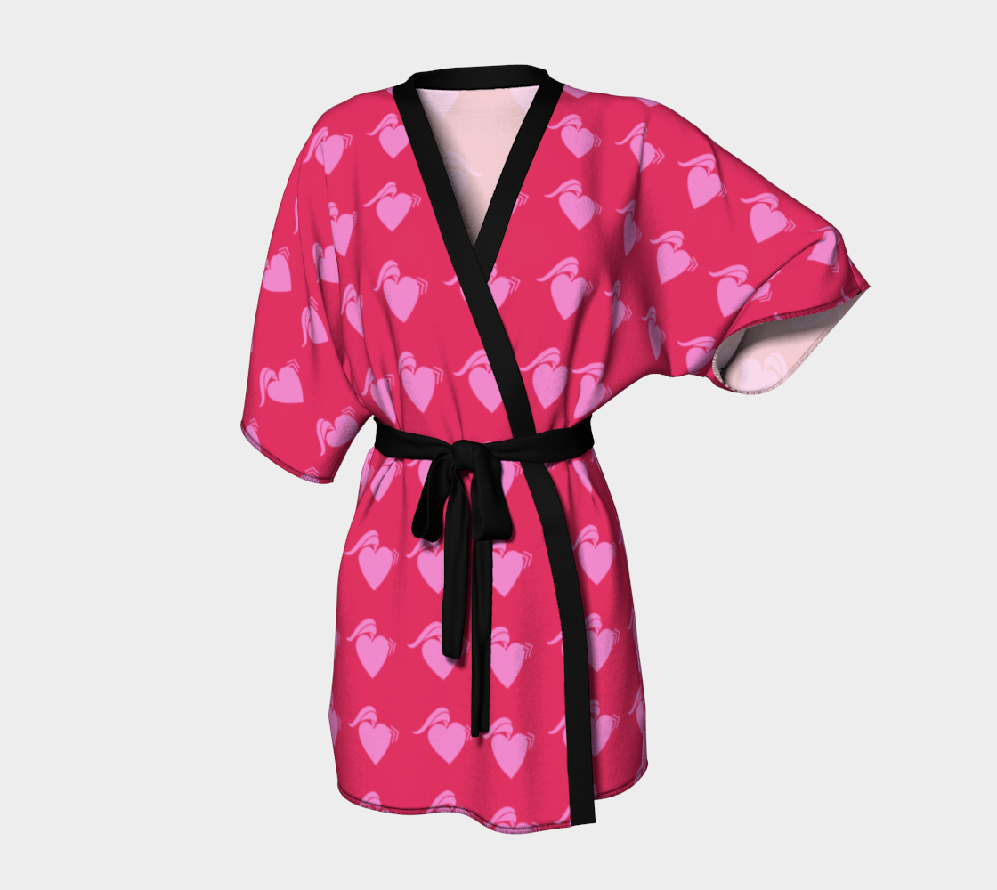 punk heart pink Kimono