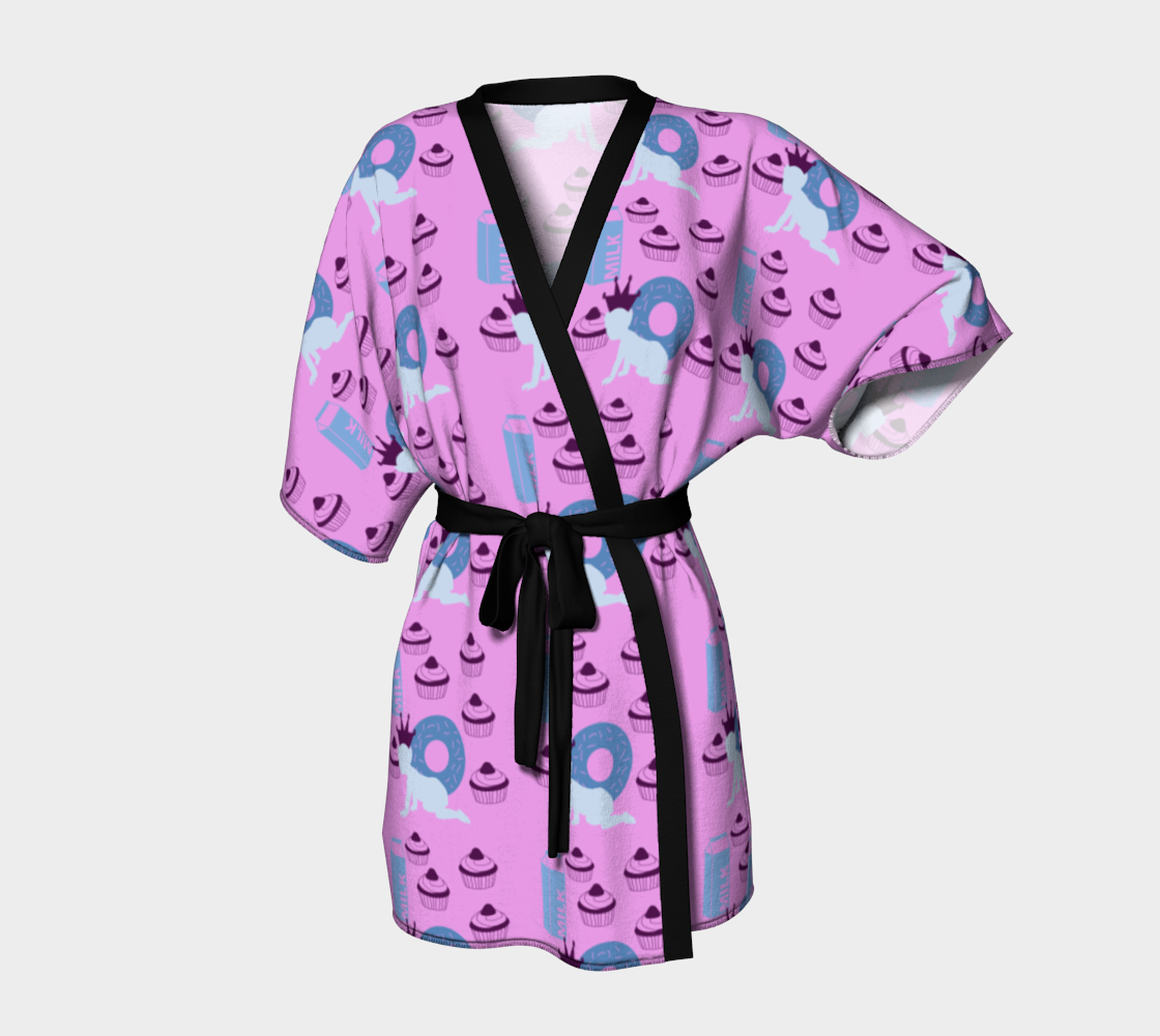 punk baby pink Kimono