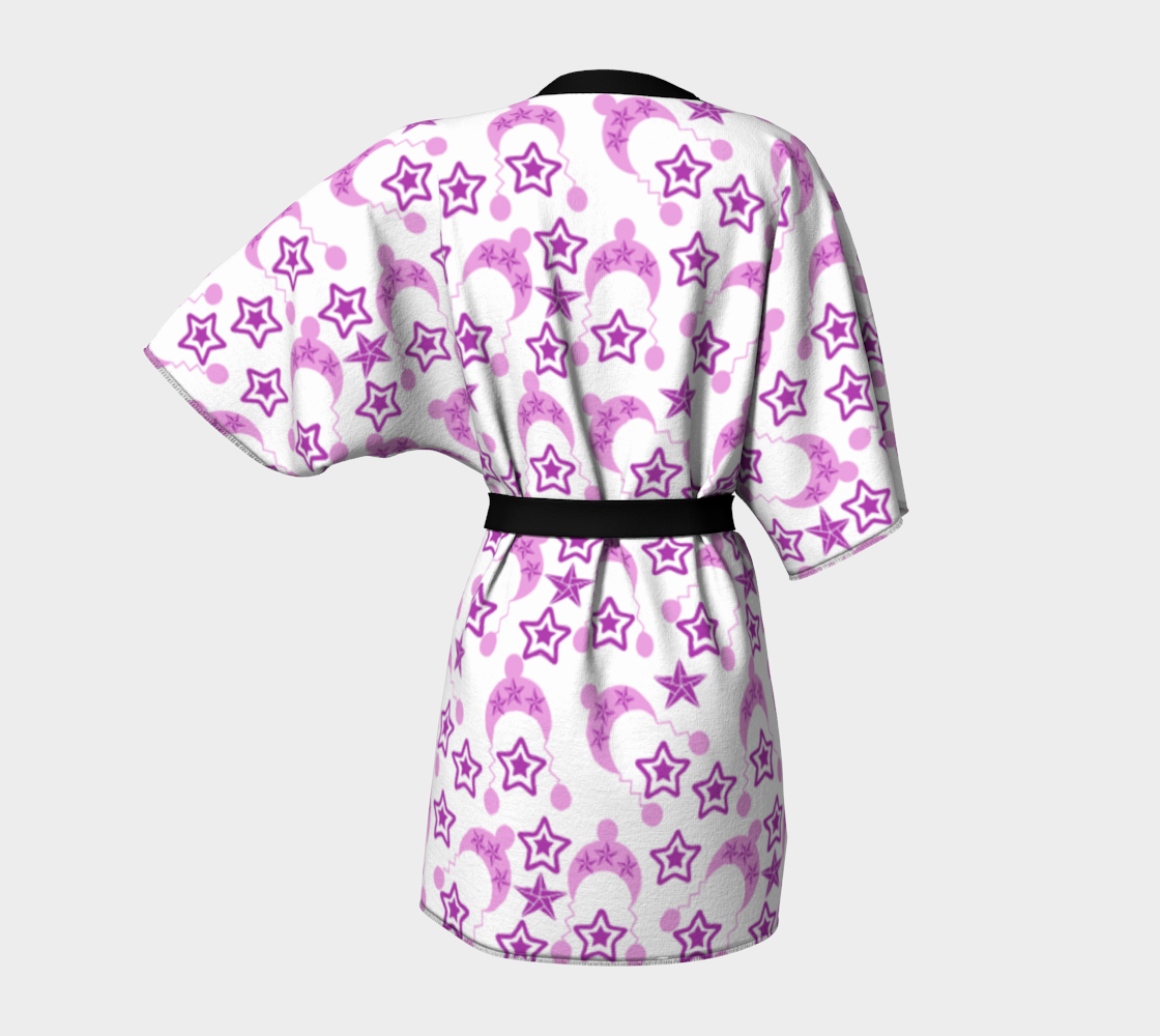 violet winter hats Kimono