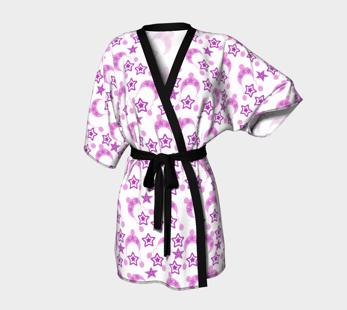 violet winter hats Kimono