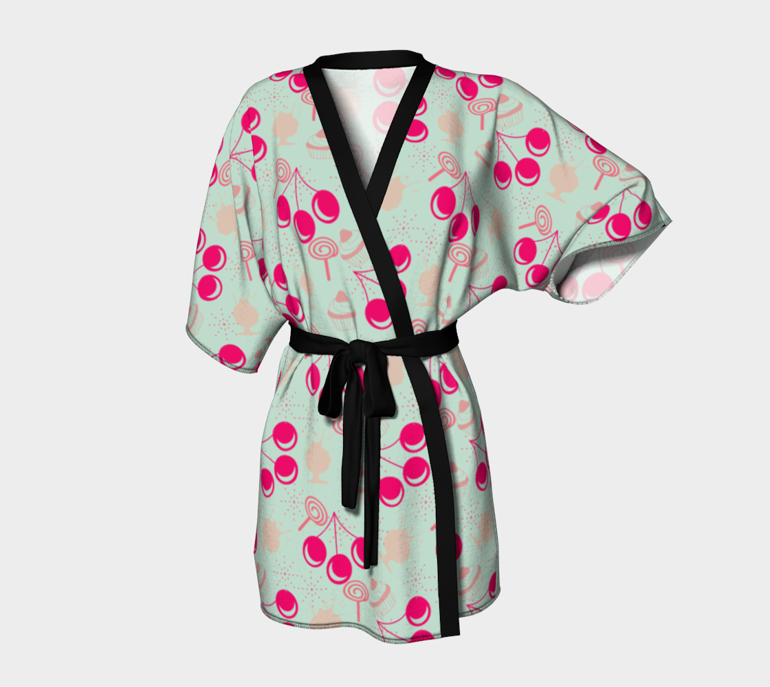 bubblegum cherry Kimono