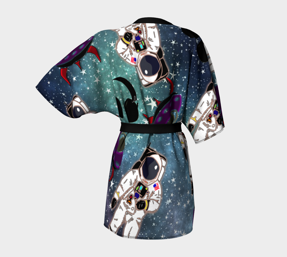 astronaut space galaxy Kimono