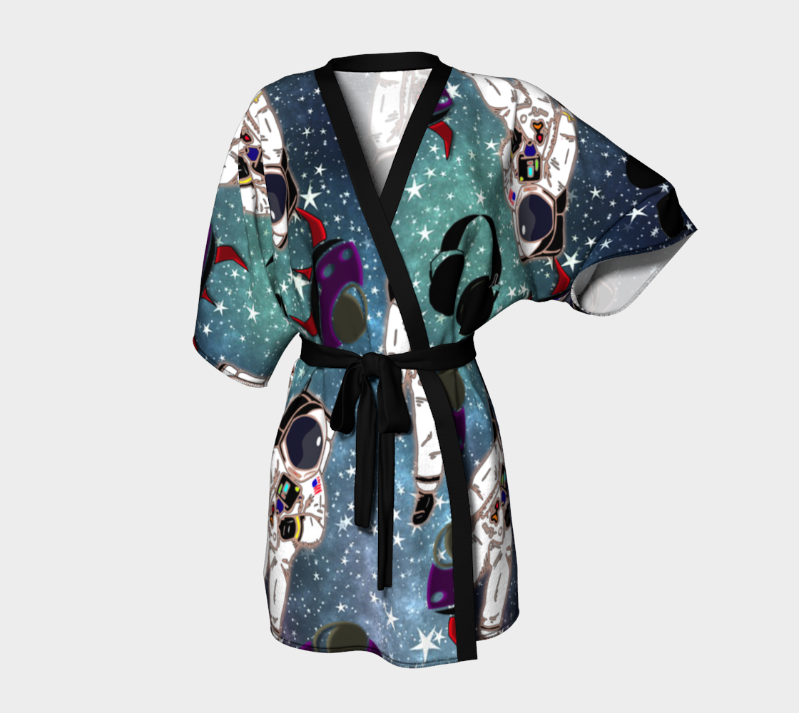 astronaut space galaxy Kimono