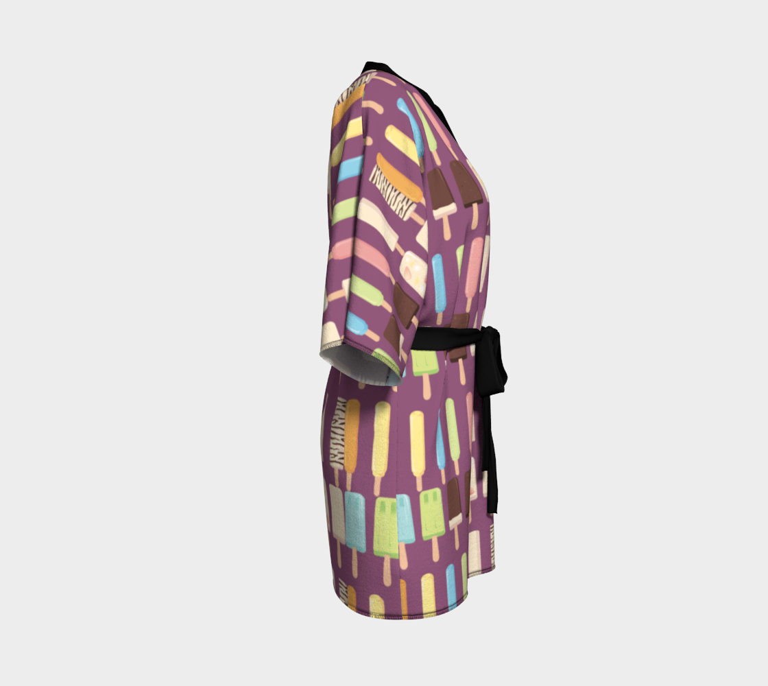 candy popsicles purple Kimono