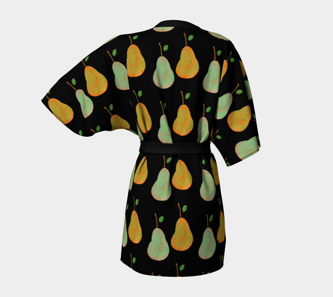 pears black Kimono