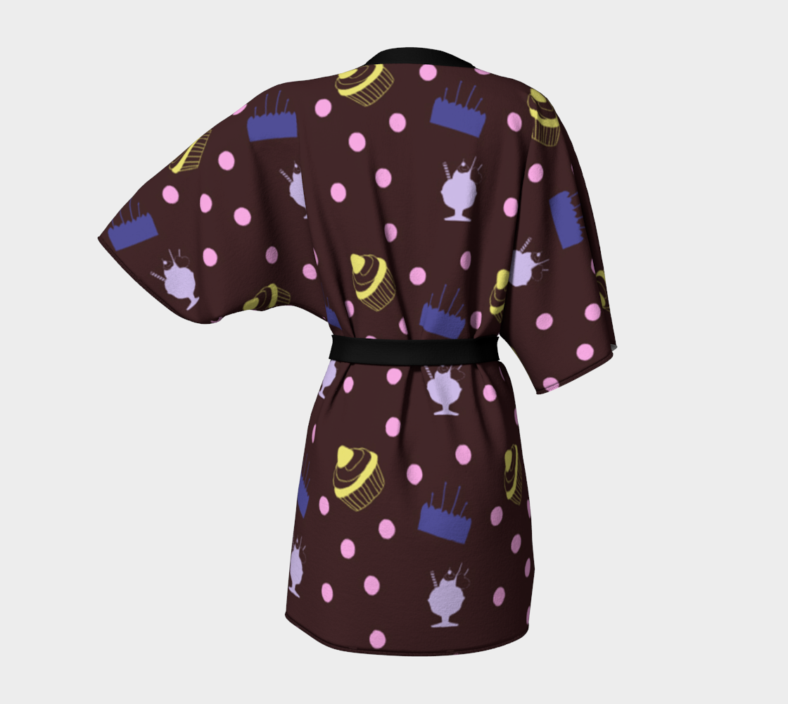 cakes and sundaes chocolate Kimono