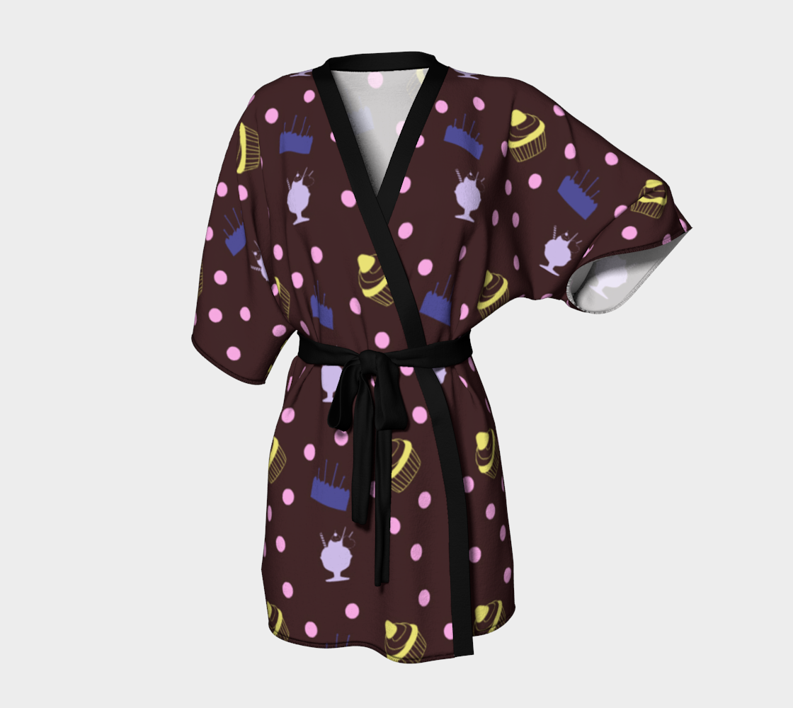 cakes and sundaes chocolate Kimono