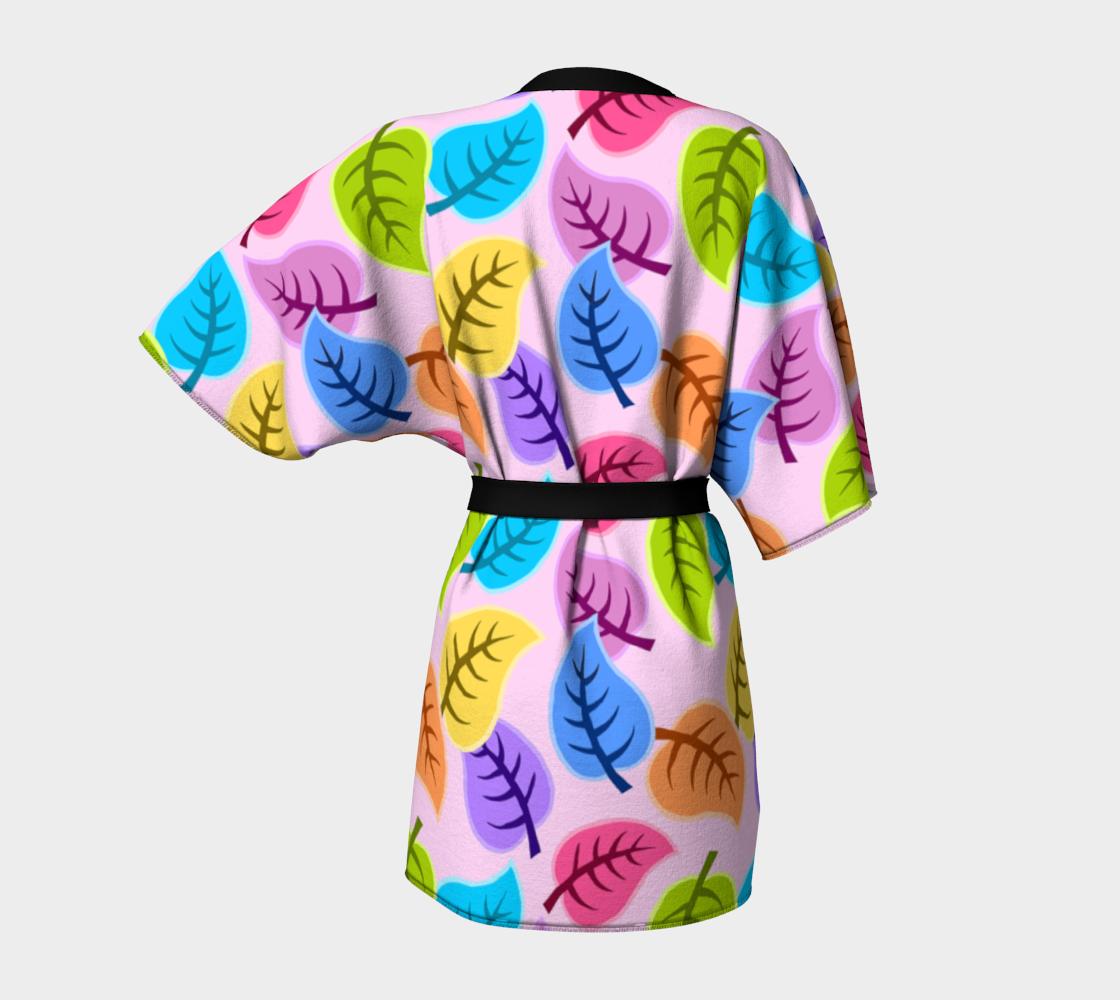 colorful leaves Kimono