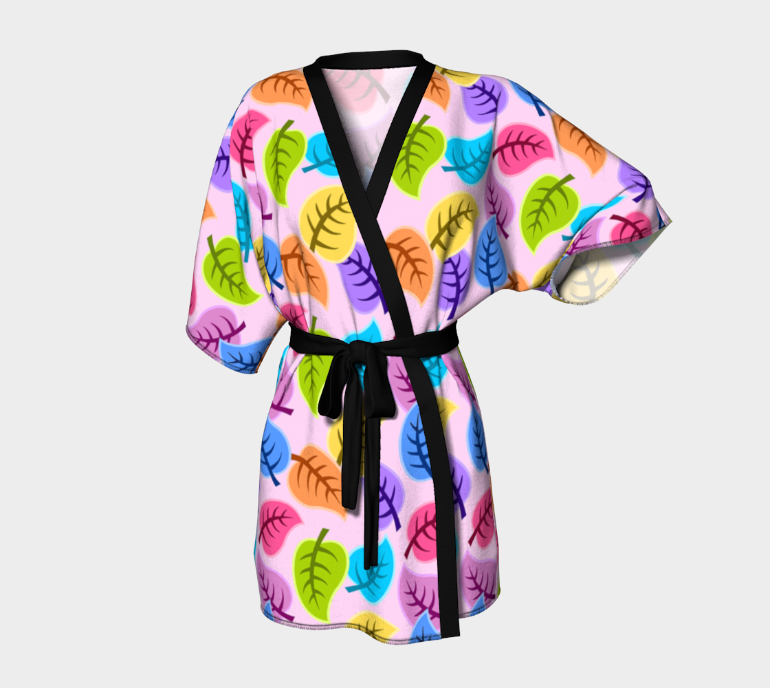 colorful leaves Kimono