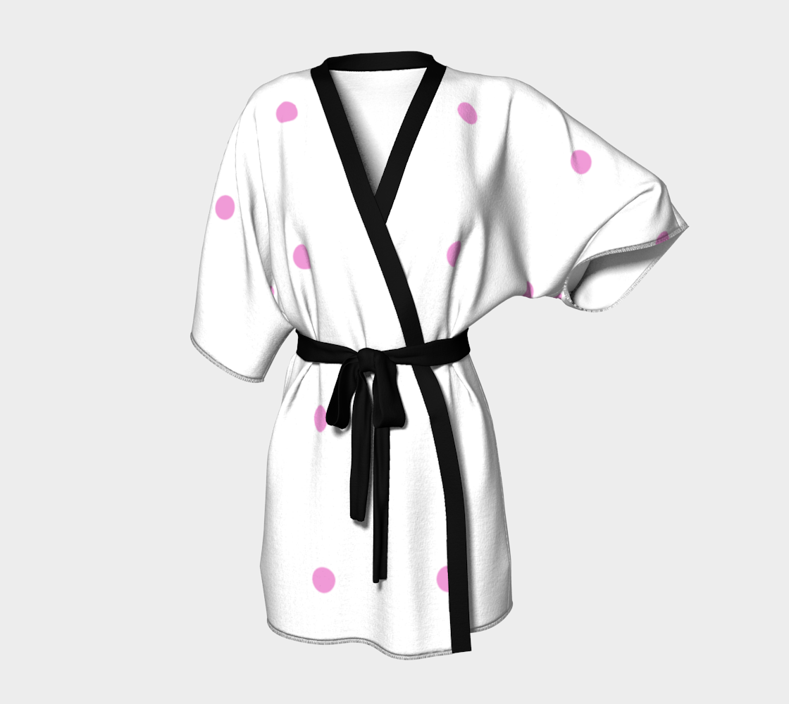 pink dots Kimono