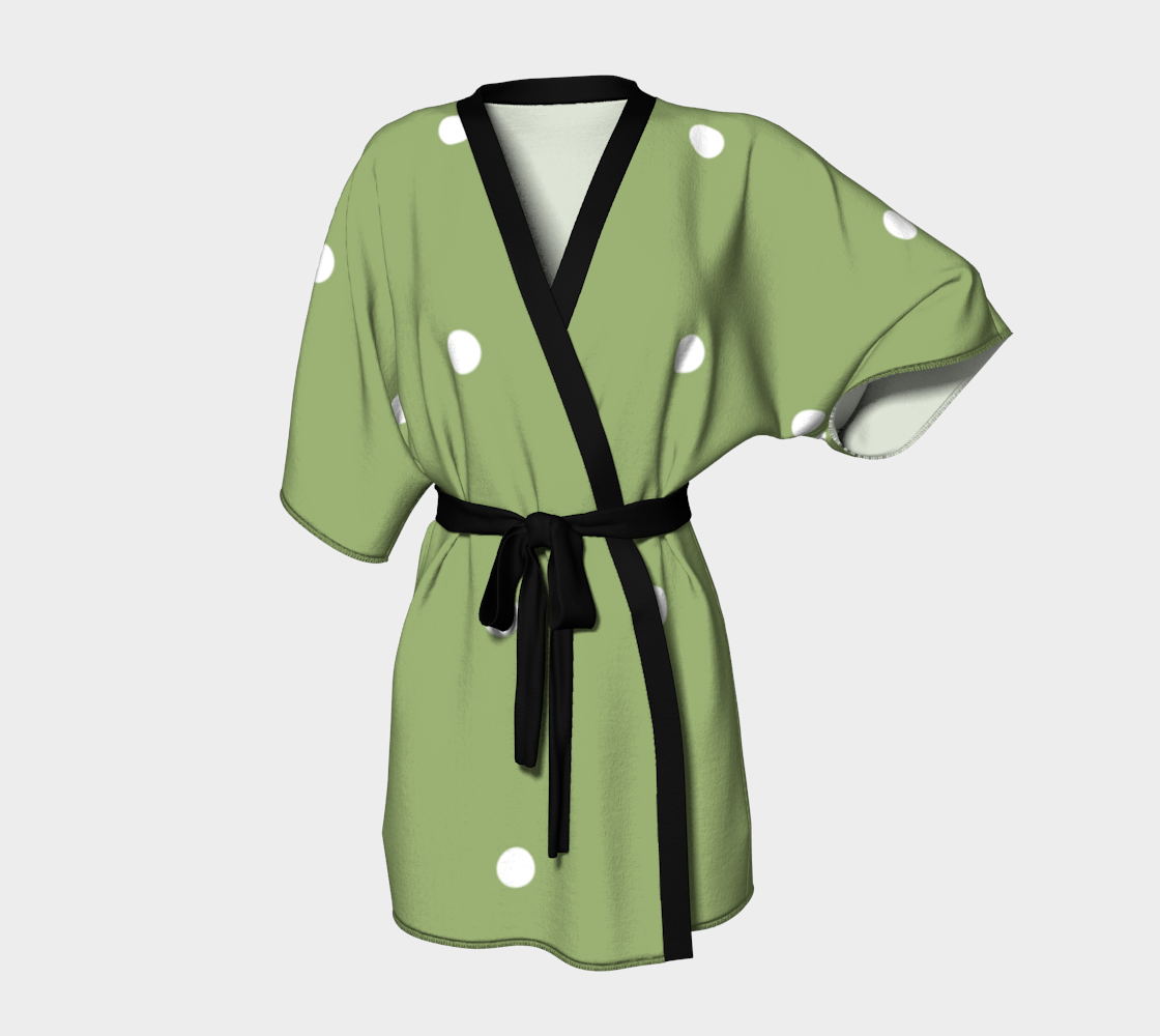 olive dots Kimono