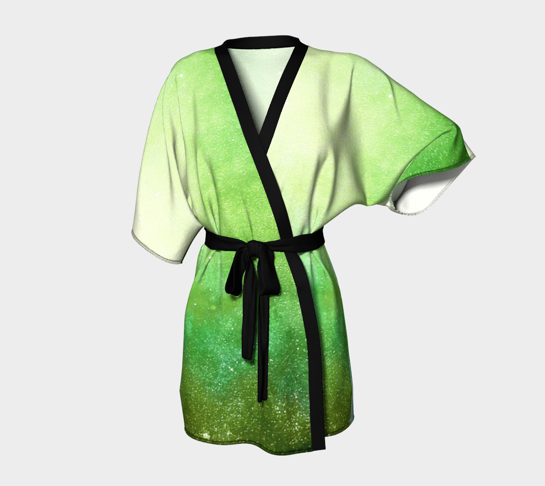 galaxy green Kimono