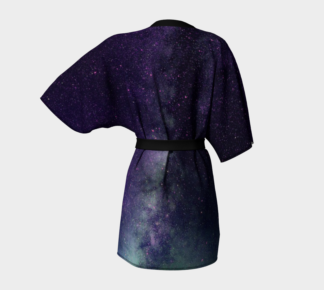 galaxy sky purple Kimono