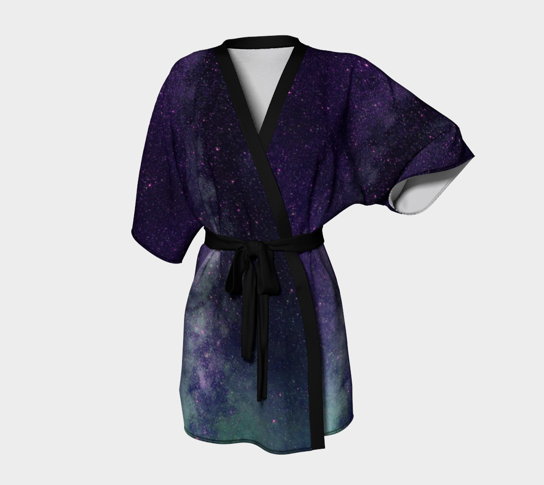 galaxy sky purple Kimono