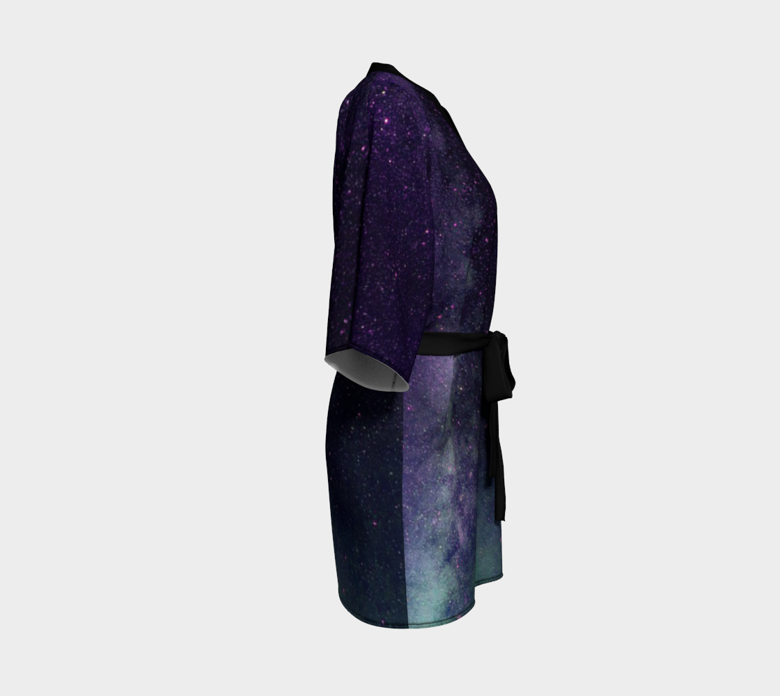 galaxy sky purple Kimono