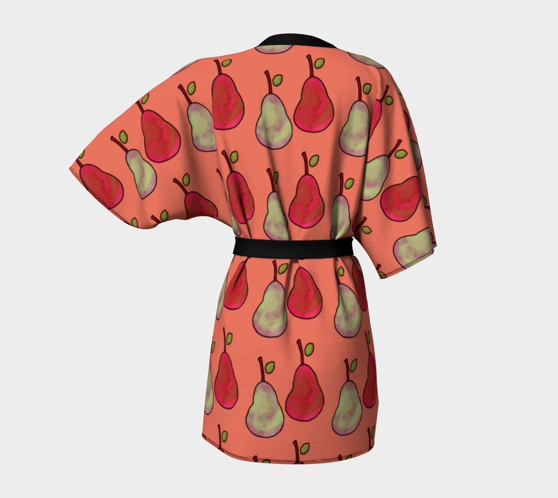 pears red Kimono