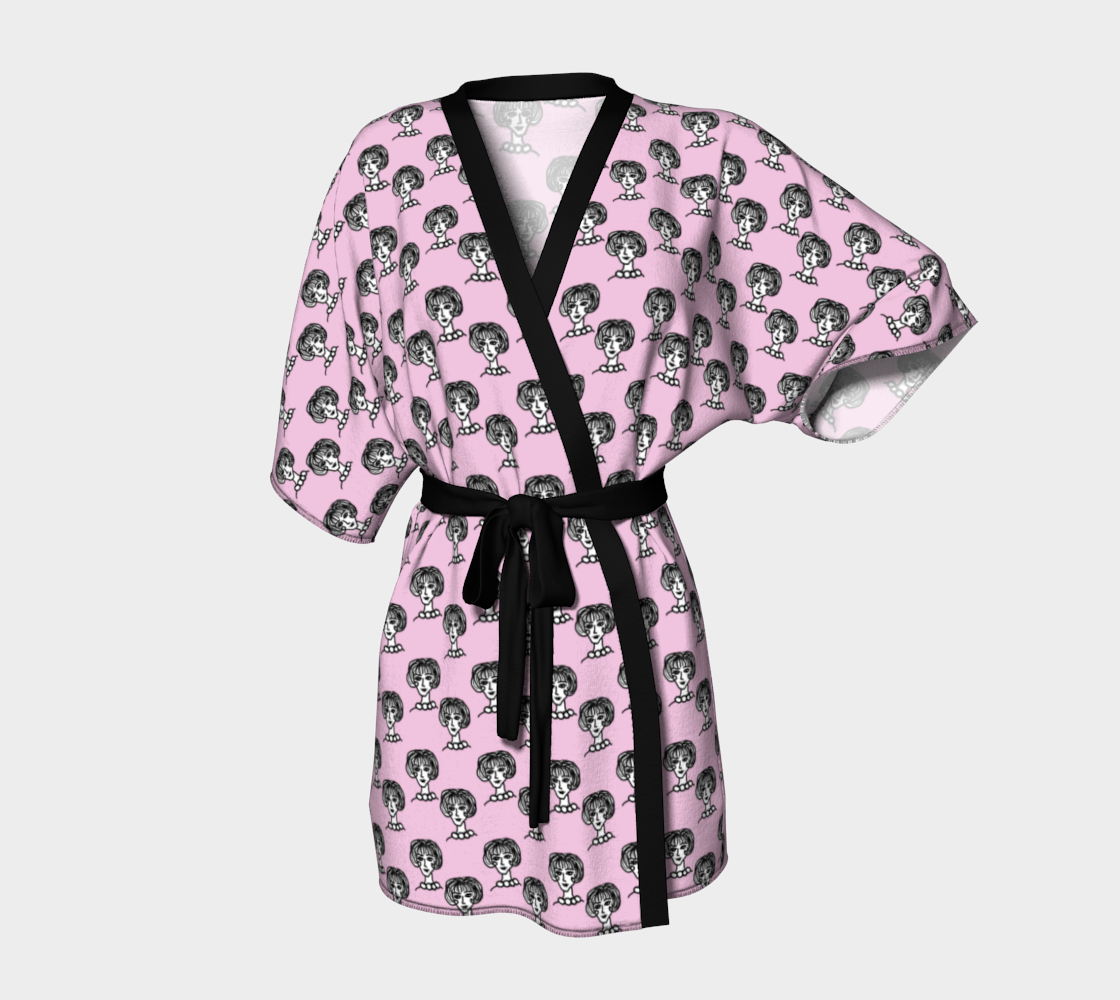 20s girl pink Kimono