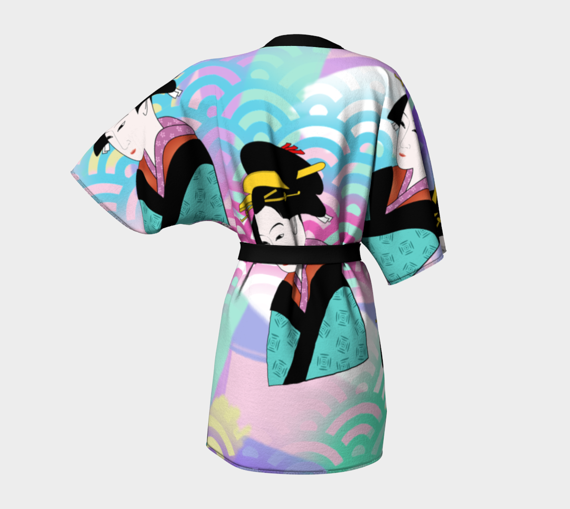 japanese abstract Kimono