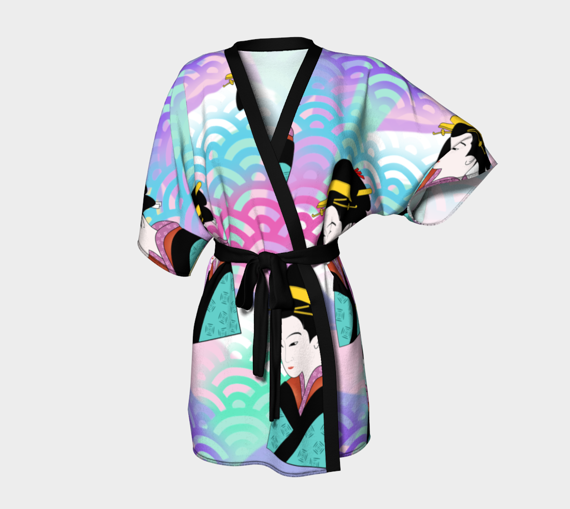 japanese abstract Kimono