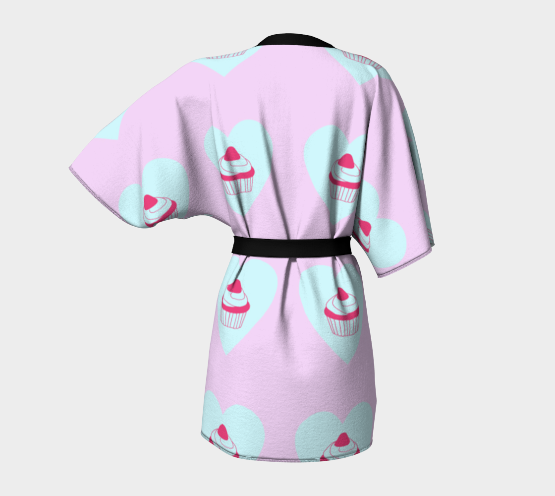 pink cupcake Kimono