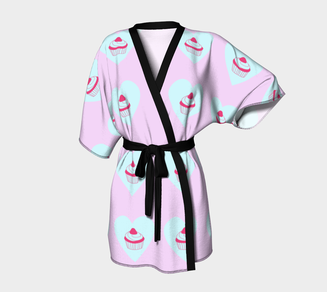 pink cupcake Kimono