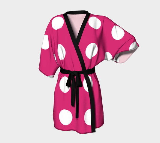 pink dot Kimono