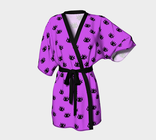 purple eyes Kimono