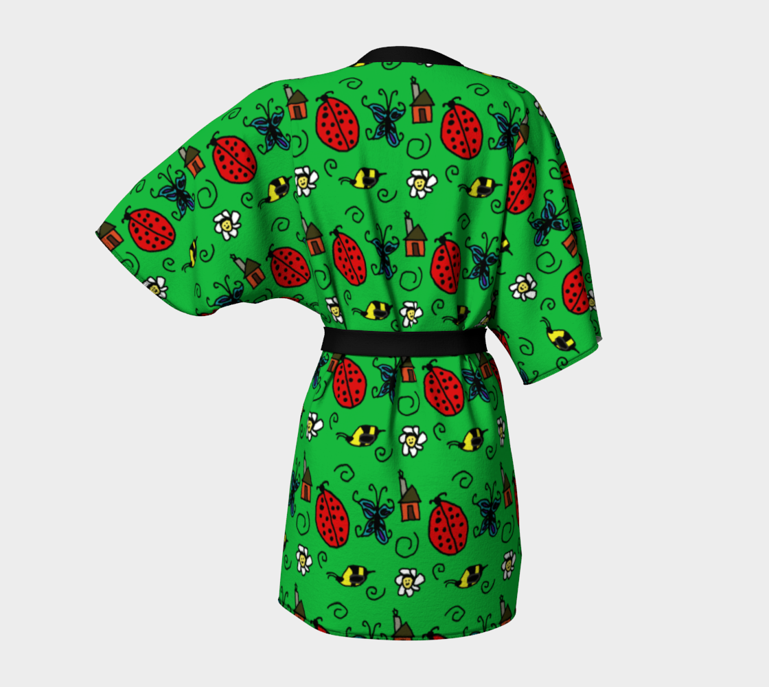 bugs pattern Kimono