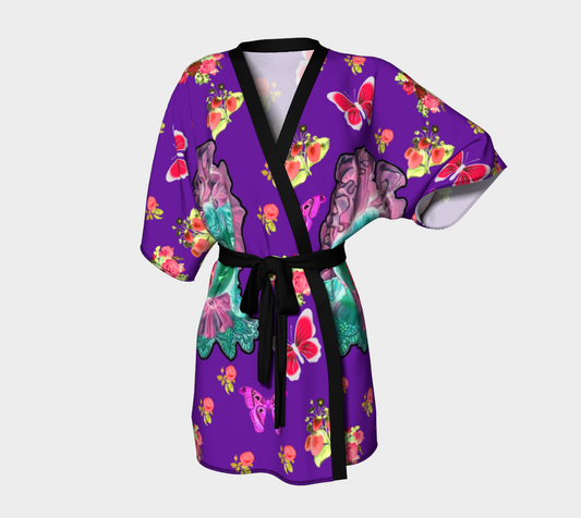 doll face invert purple Kimono